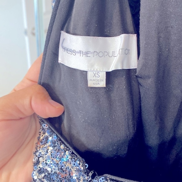 Dress The Population Sequin Dress Womens - Picture 6 of 6